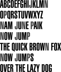 Now_Jump_typeface